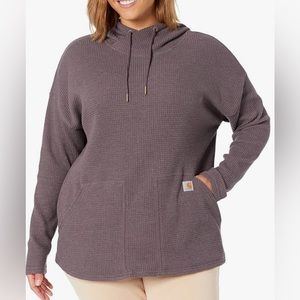 Carhartt Women's Relaxed Fit Heavyweight Long-Sleeve Hooded Thermal Shirt. XXL